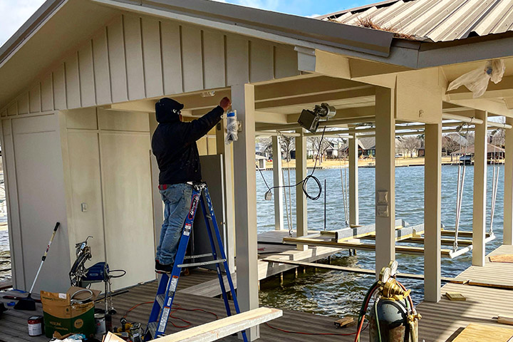 Boat Dock Install